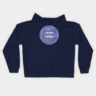 Aquarius astrological sign Kids Hoodie